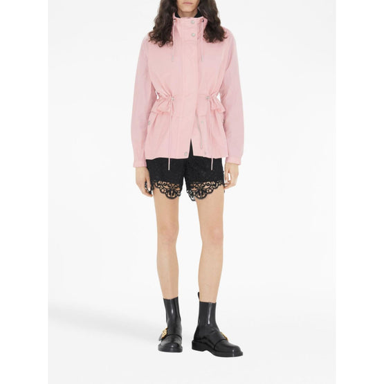 코튼 블렌드 퍼넬넥 재킷