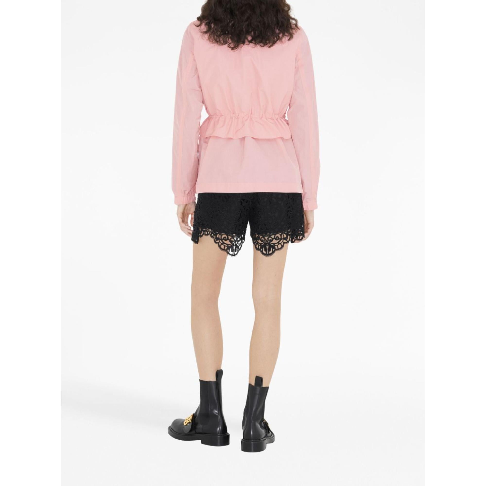 코튼 블렌드 퍼넬넥 재킷