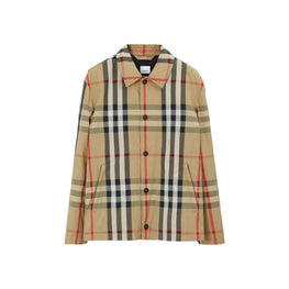 체크 나일론 재킷