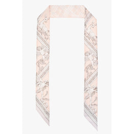 스키니 스태츄 실크 스카프