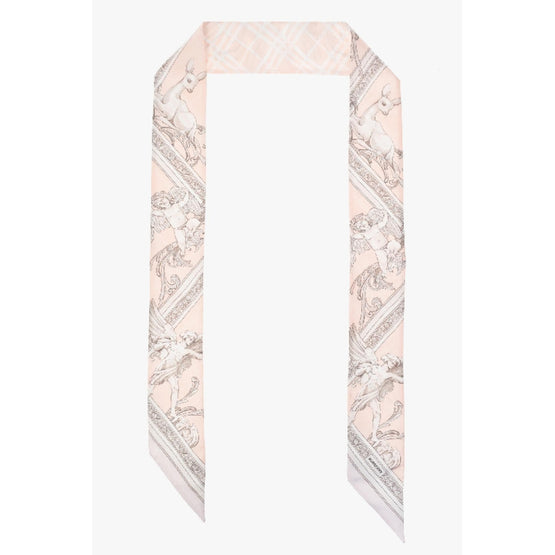 스키니 스태츄 실크 스카프