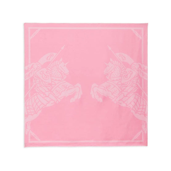 EKD 프린트 실크 스퀘어 스카프