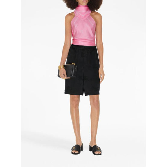 EKD 프린트 실크 스퀘어 스카프