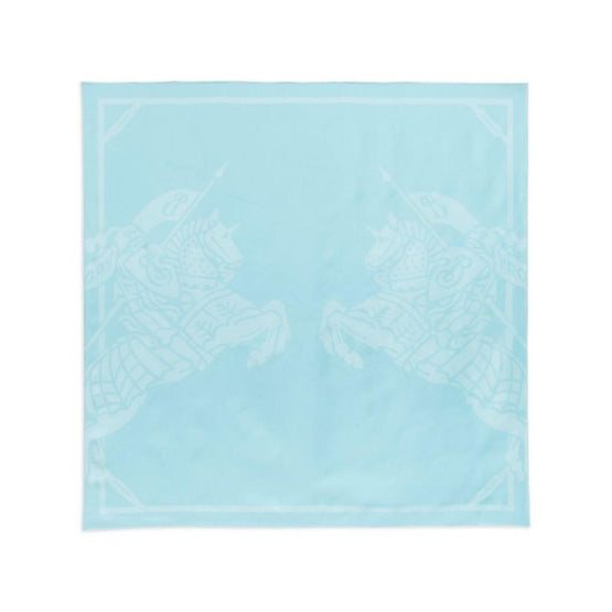 EKD 프린트 실크 스퀘어 스카프