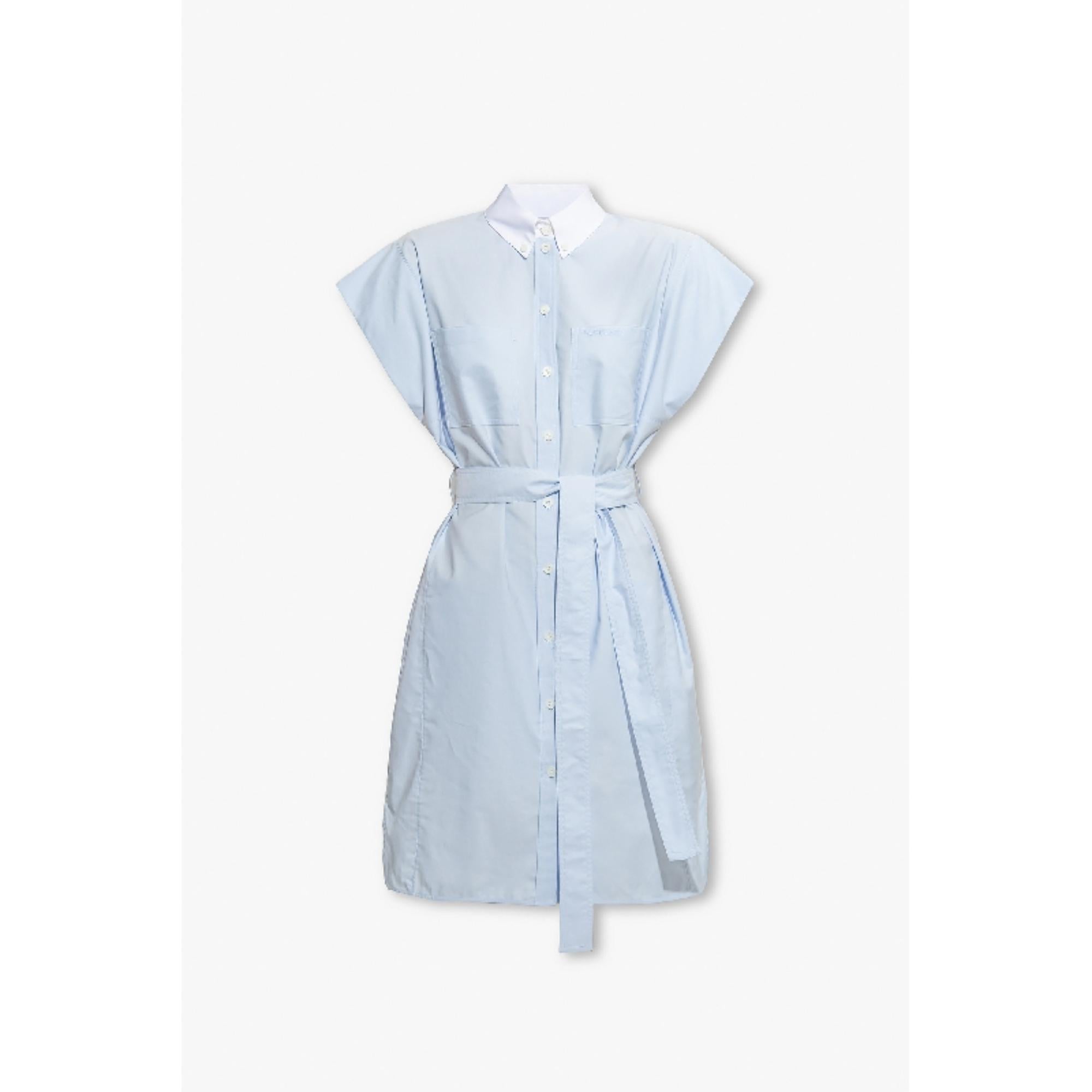 코튼 옥스퍼드 셔츠 드레스