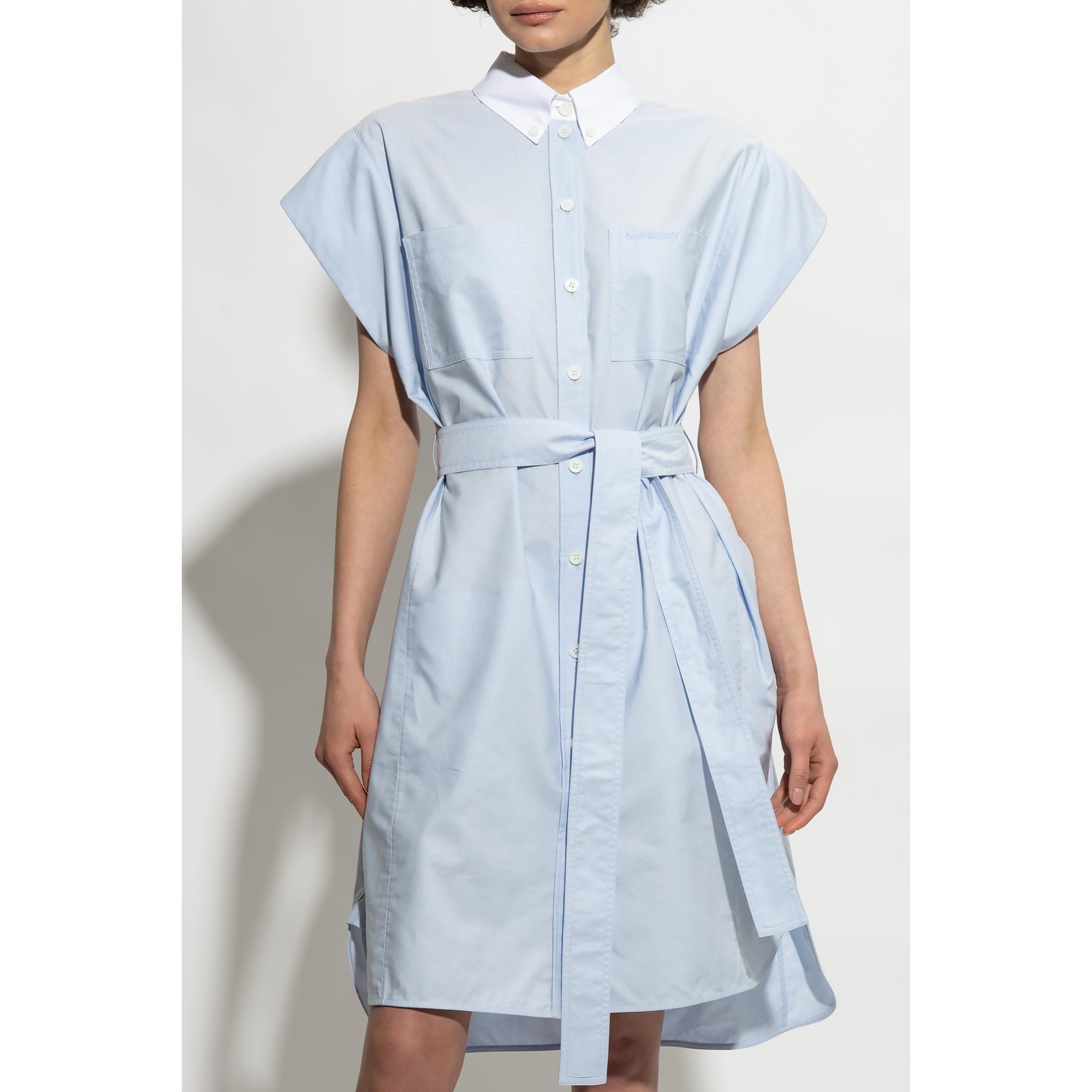 코튼 옥스퍼드 셔츠 드레스