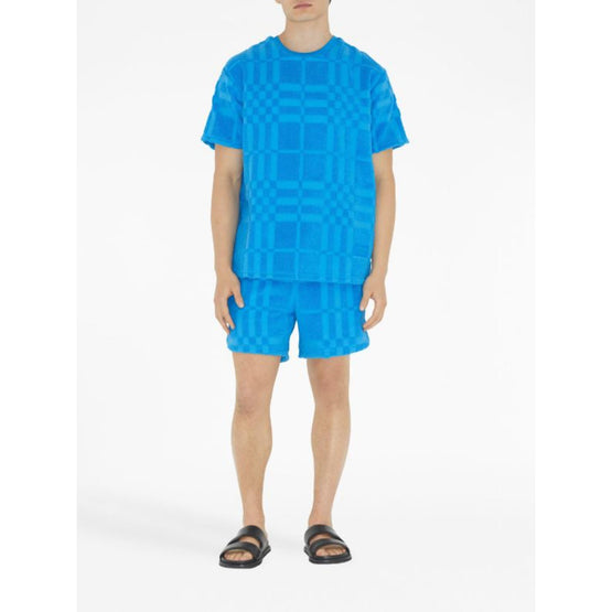 체크 코튼 쇼츠