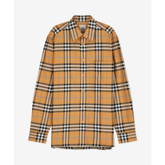 체크 코튼 셔츠