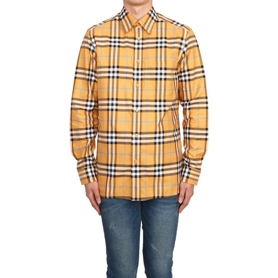 체크 코튼 셔츠