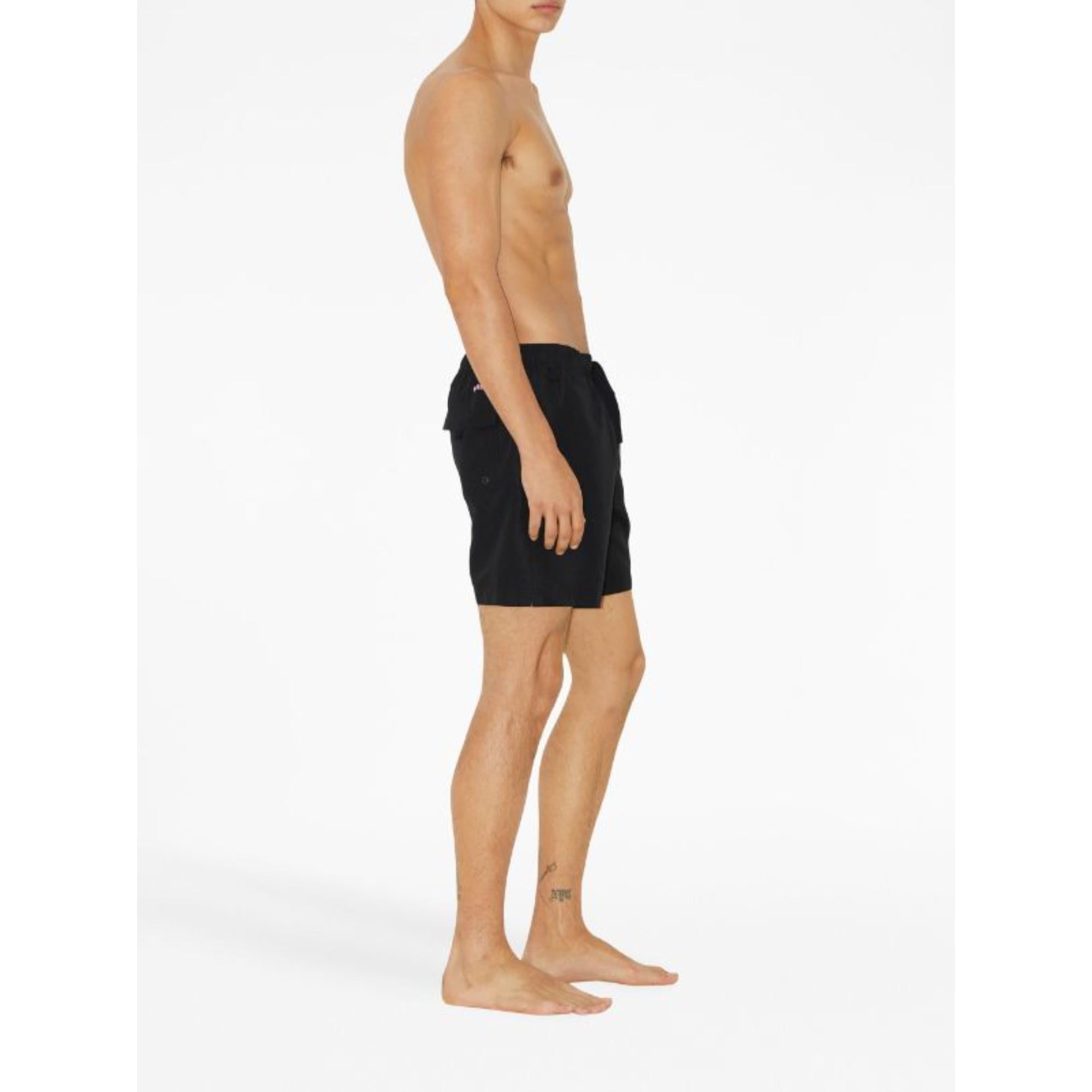 오크 리프 크레스트 드로스트링 수영 바지