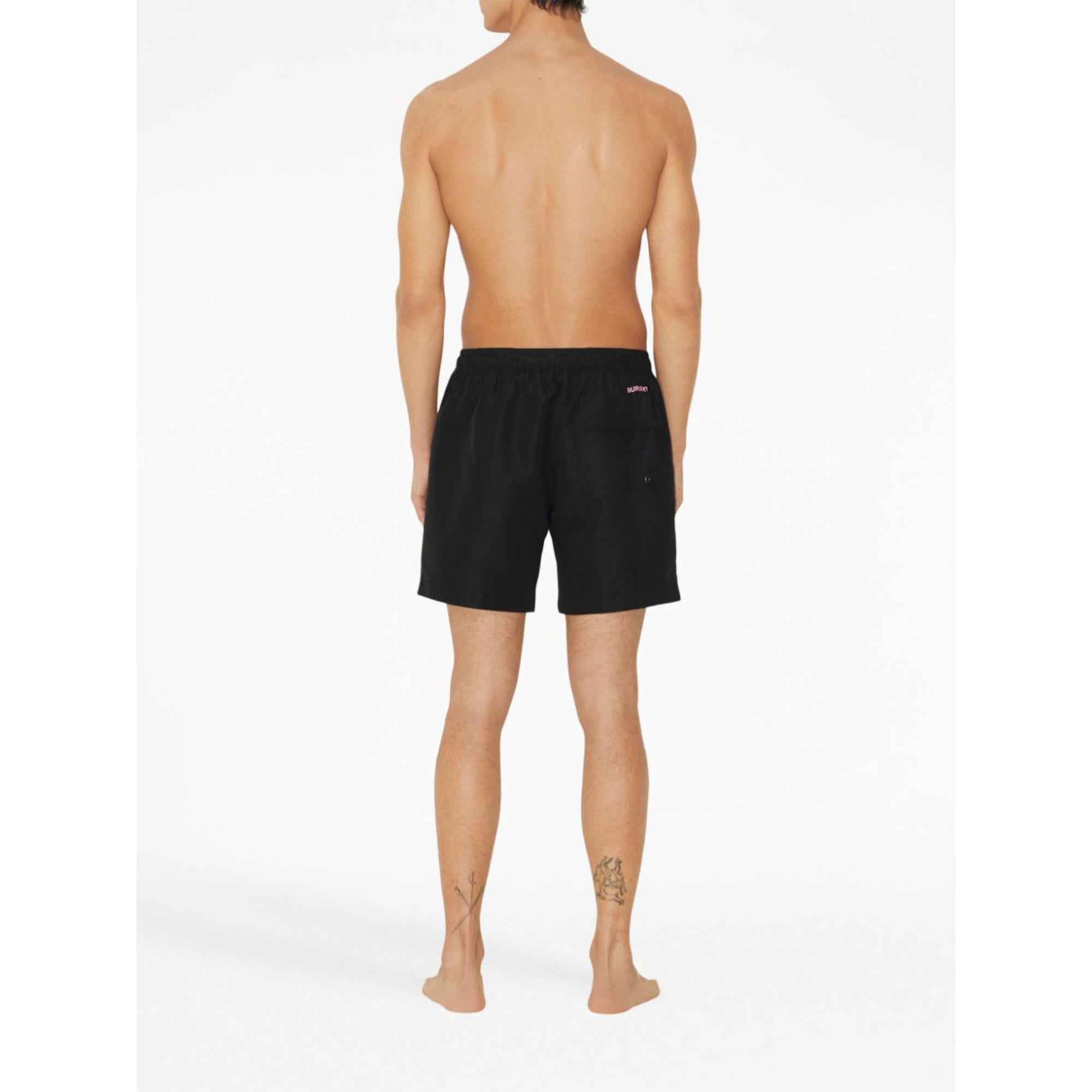 오크 리프 크레스트 드로스트링 수영 바지