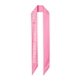 몽타주 프린트 실크 스키니 스카프