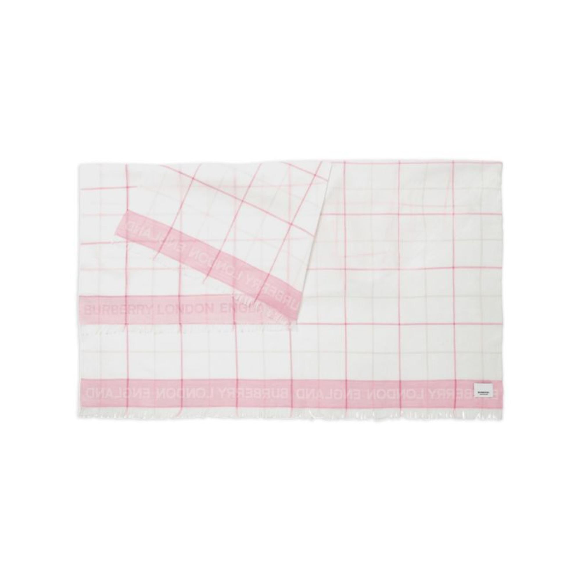 체크 코튼 사롱