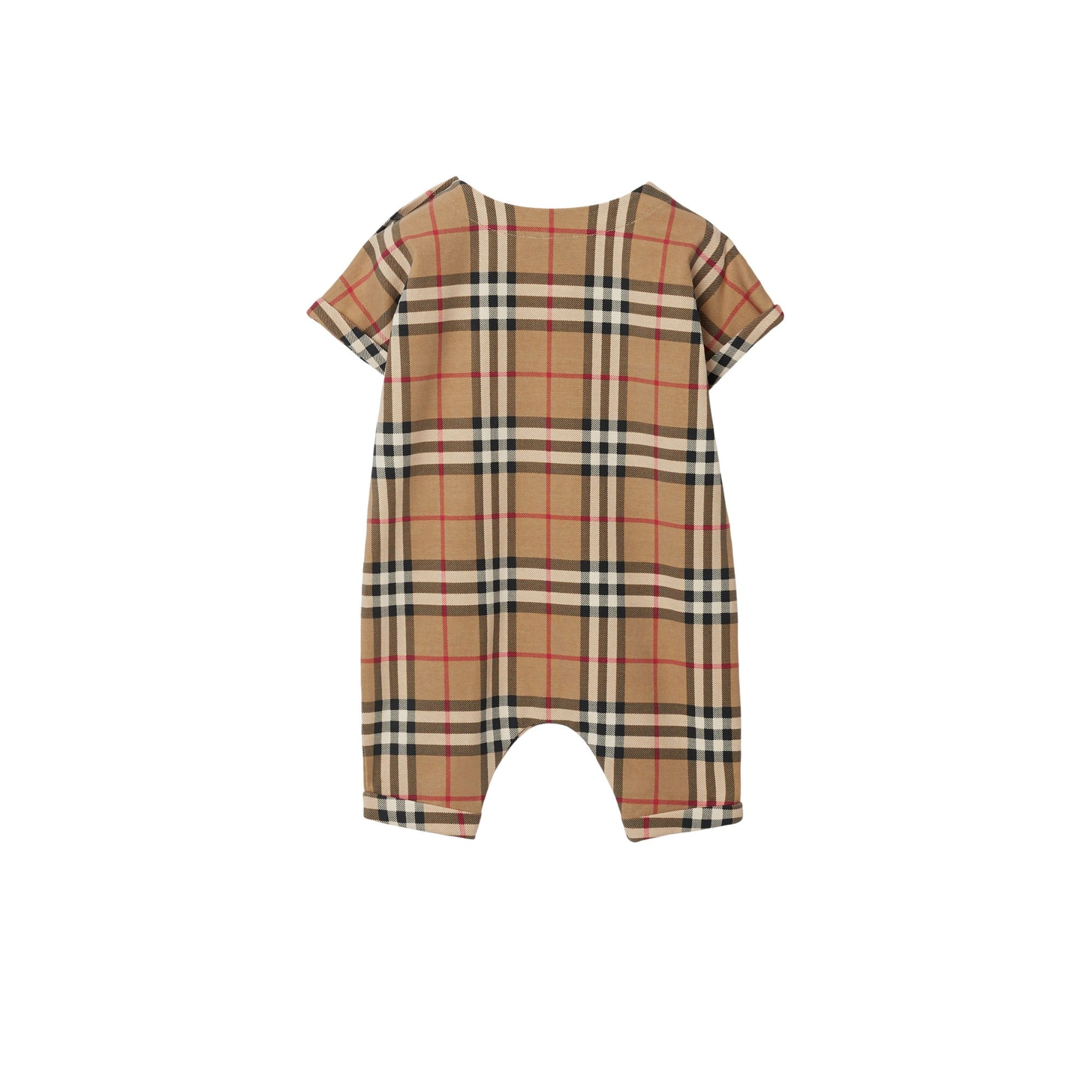 체크 스트레치 코튼 플레이수트-ARCHIVE BEIGE IP CHK