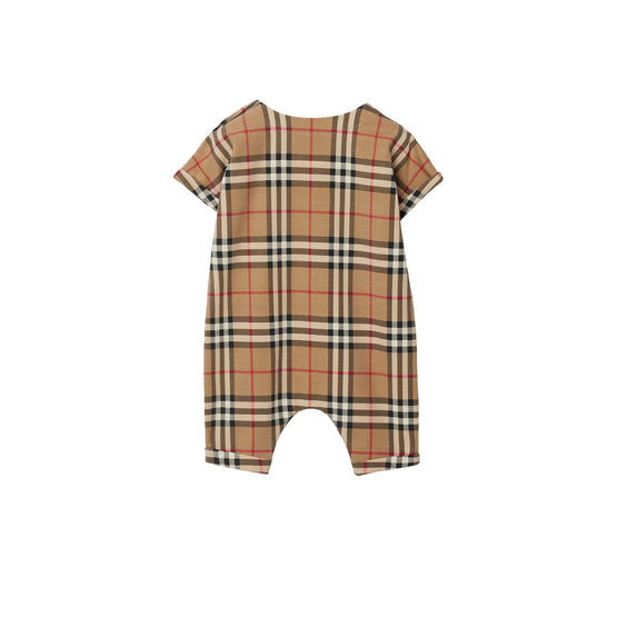 체크 스트레치 코튼 플레이수트-ARCHIVE BEIGE IP CHK