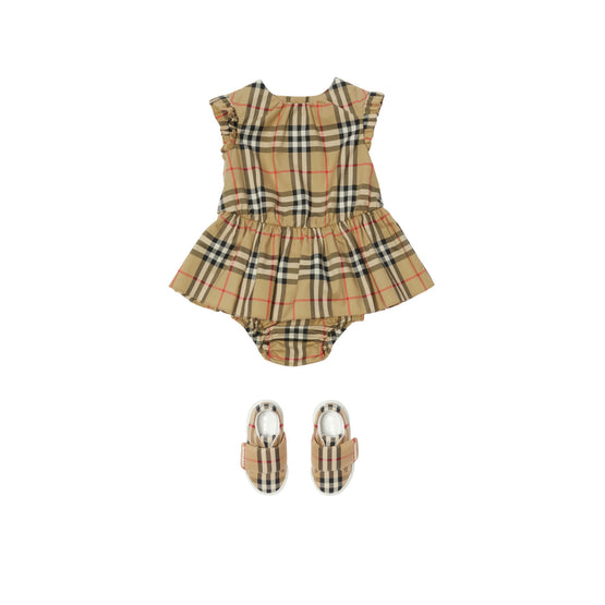 블루머 체크 드레스-ARCHIVE BEIGE IP CHK