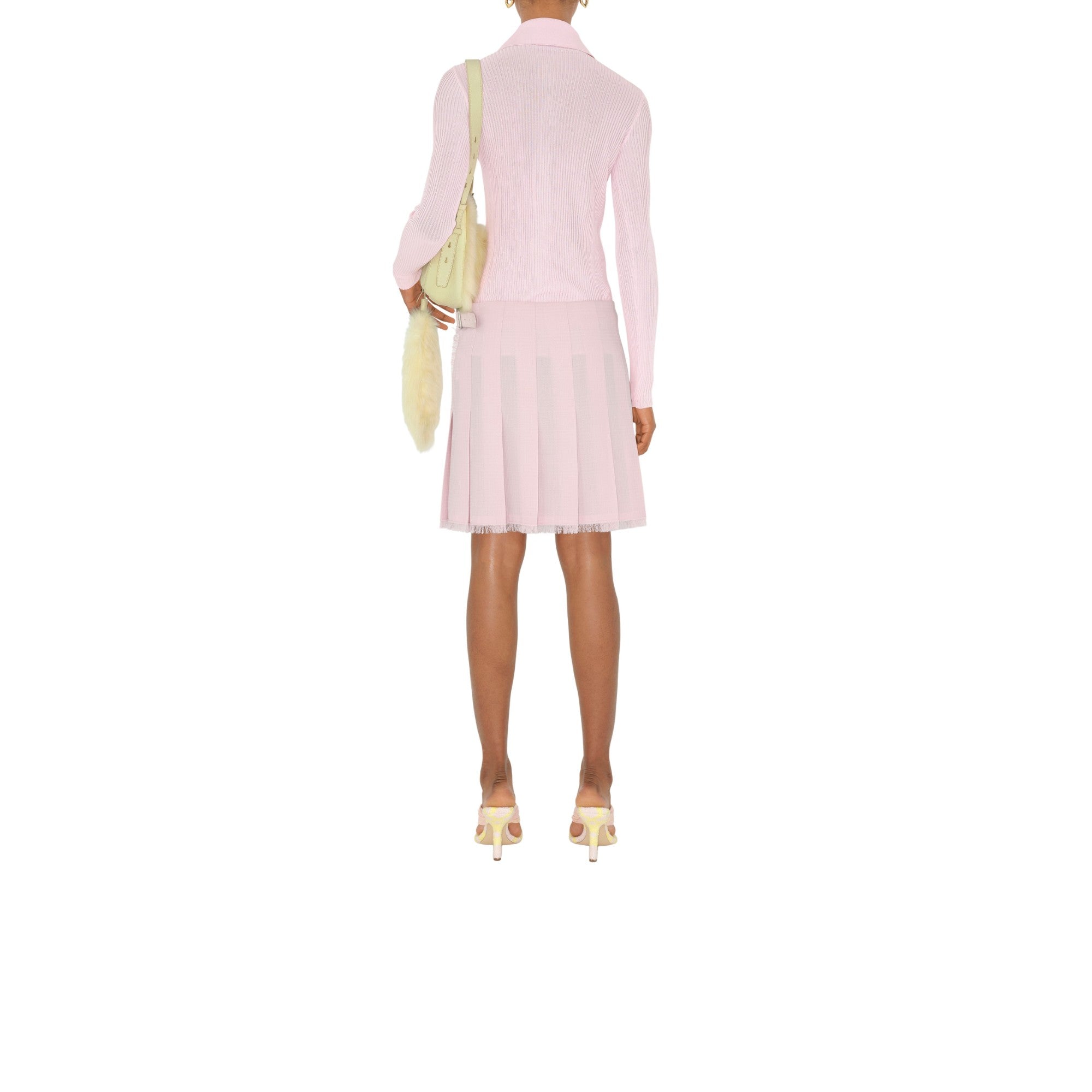 리브 니트 셔츠-CAMEO