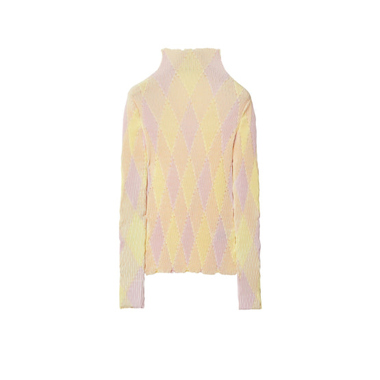 아가일 코튼 실크 스웨터-CAMEO IP PATTERN