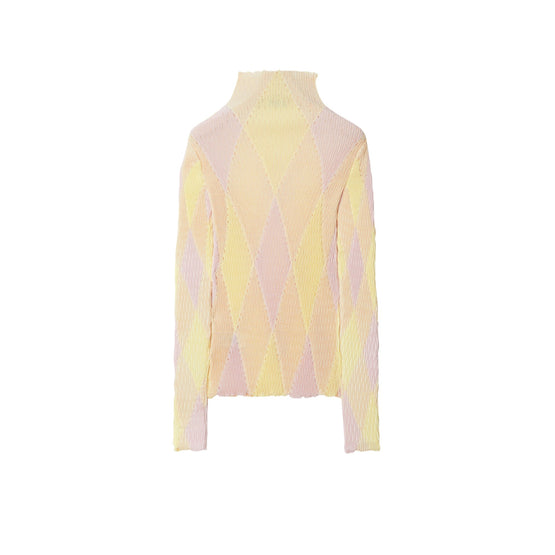 아가일 코튼 실크 스웨터-CAMEO IP PATTERN