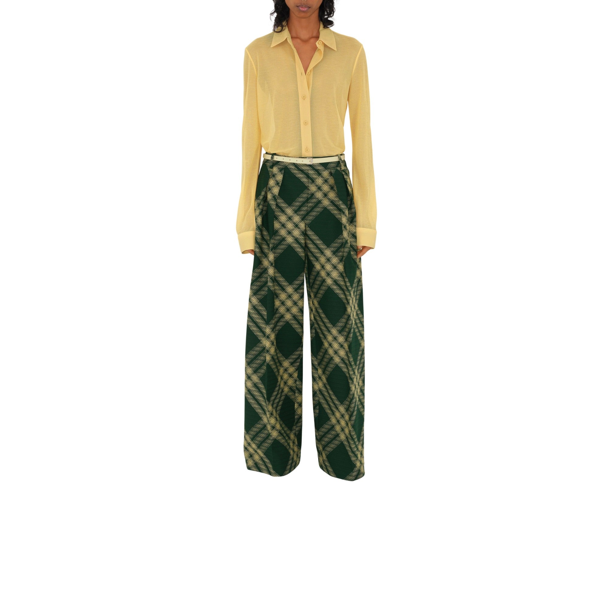 레더 B 버클 벨트-SHERBET