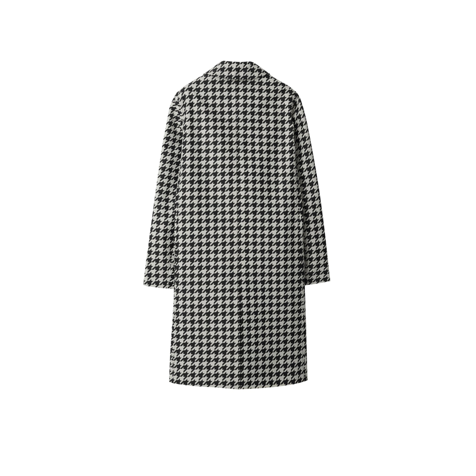 롱 하운즈투스 카 코트-BLACK IP CHK