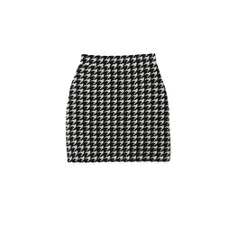 하운즈투스 나일론 블렌드 미니 스커트-BLACK
