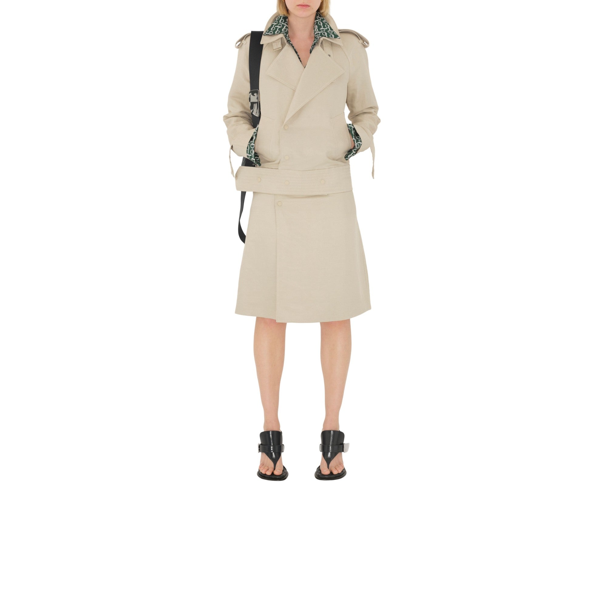 캔버스 트렌치 재킷-OAT