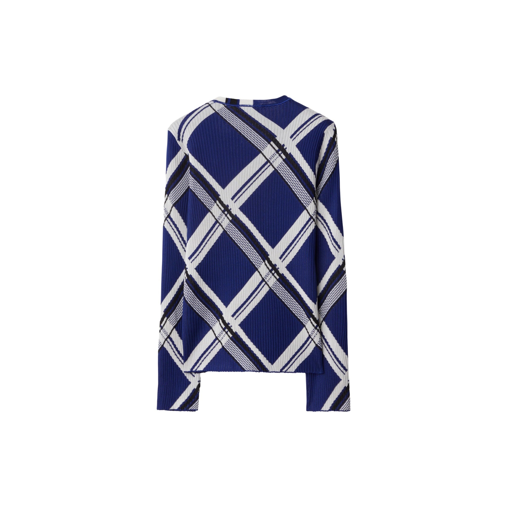 체크 실크 스웨터-KNIGHT IP CHECK