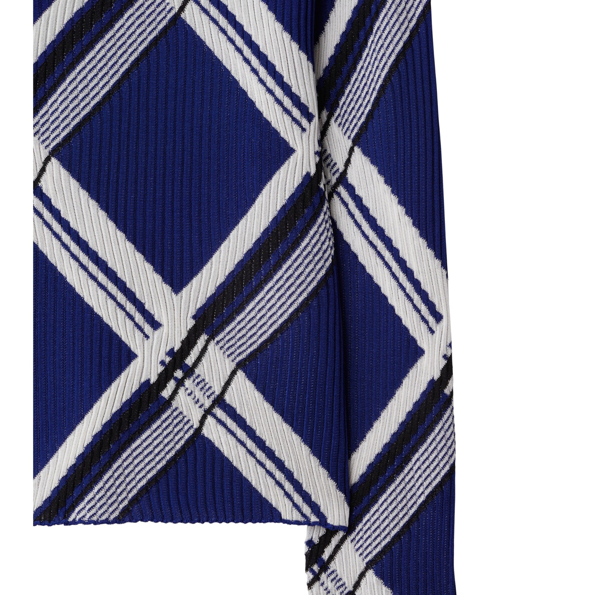 체크 실크 스웨터-KNIGHT IP CHECK