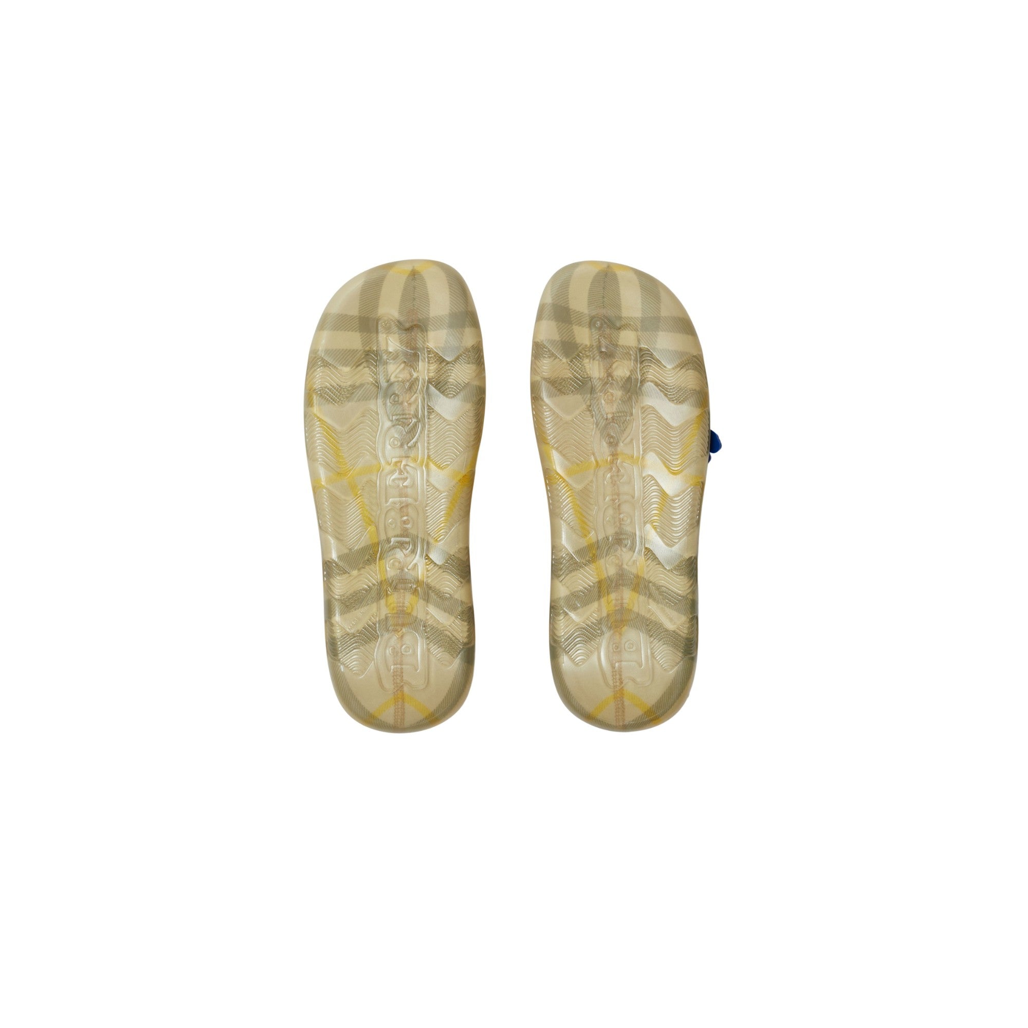 체크 러버 스팅레이 슬라이드-WHEAT IP CHECK