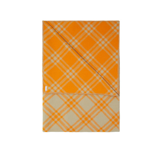 체크 울 블랭킷-LIGHT SAGE