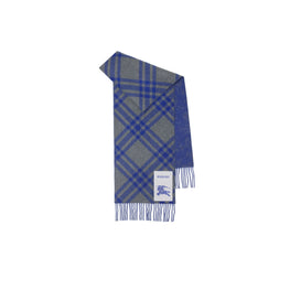 리버시블 체크 로즈 캐시미어 스카프-NEW GREY