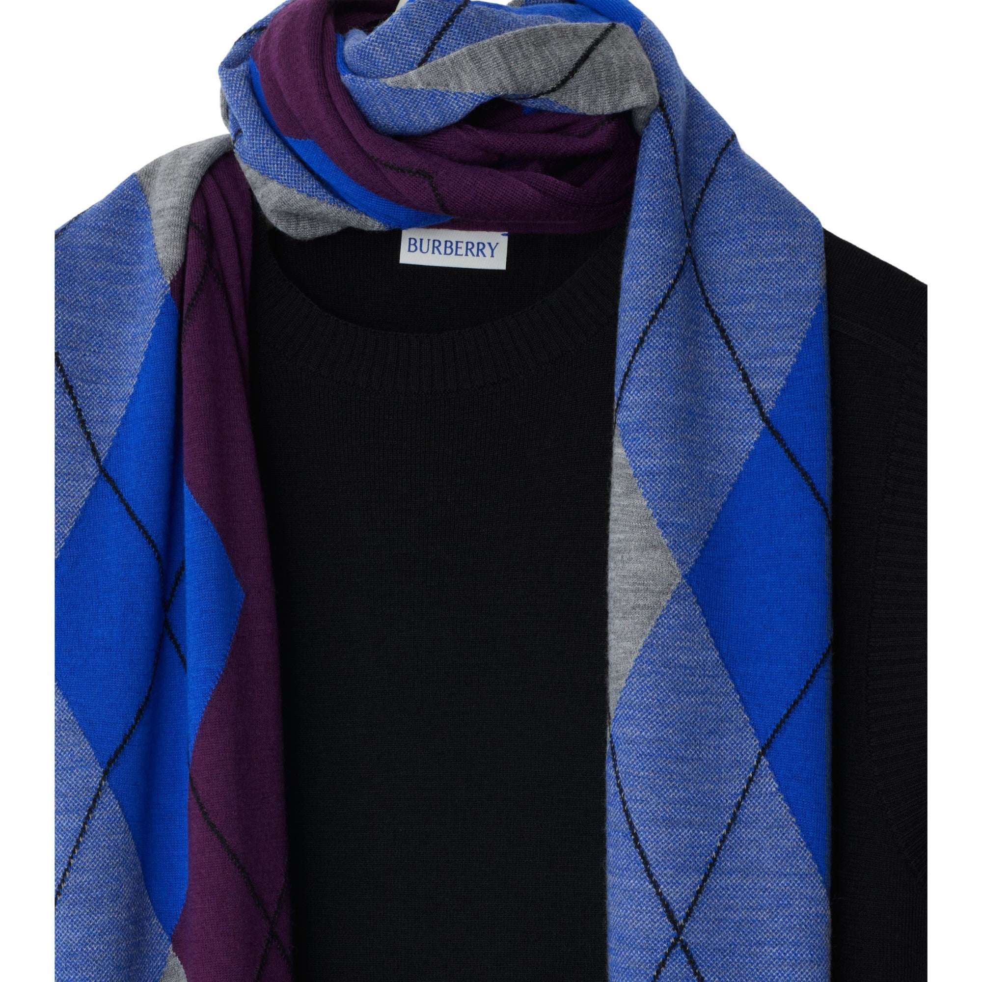 슬리브리스 울 스웨터-BLACK