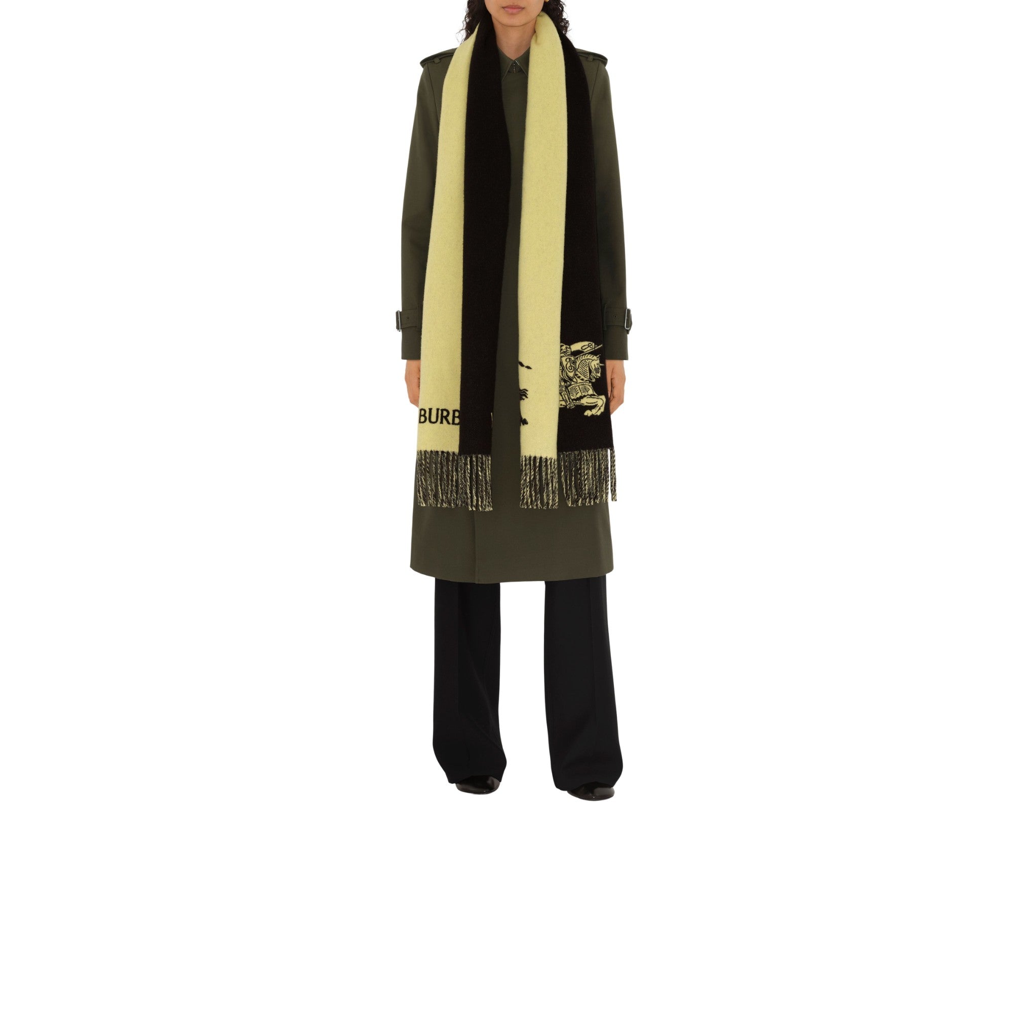 리버시블 EKD 캐시미어 스카프-STRAW