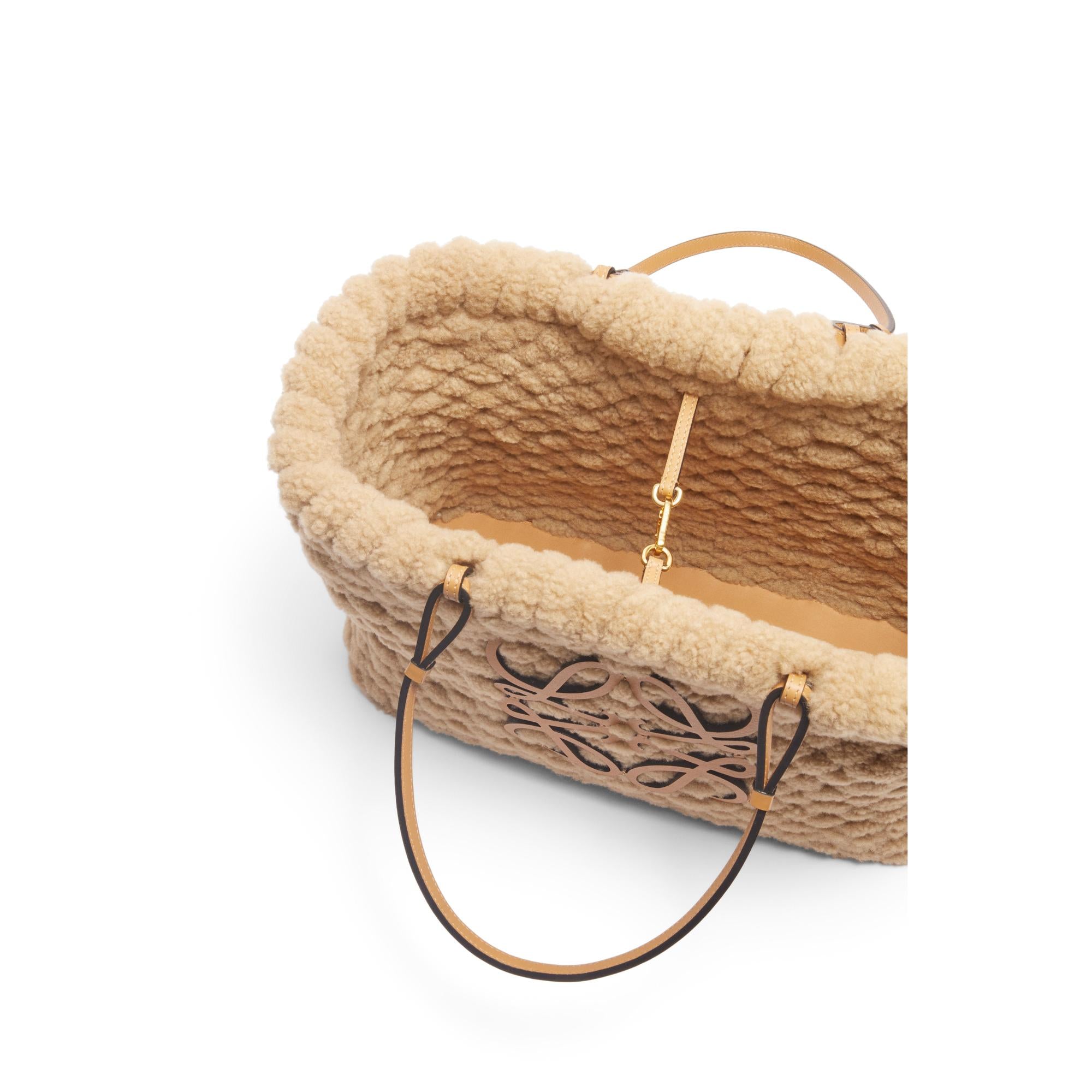 SHEARLING BASKET