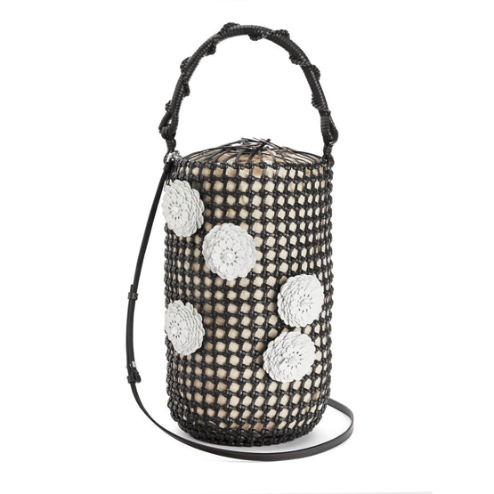 BUCKET MESH FLOWER BAG