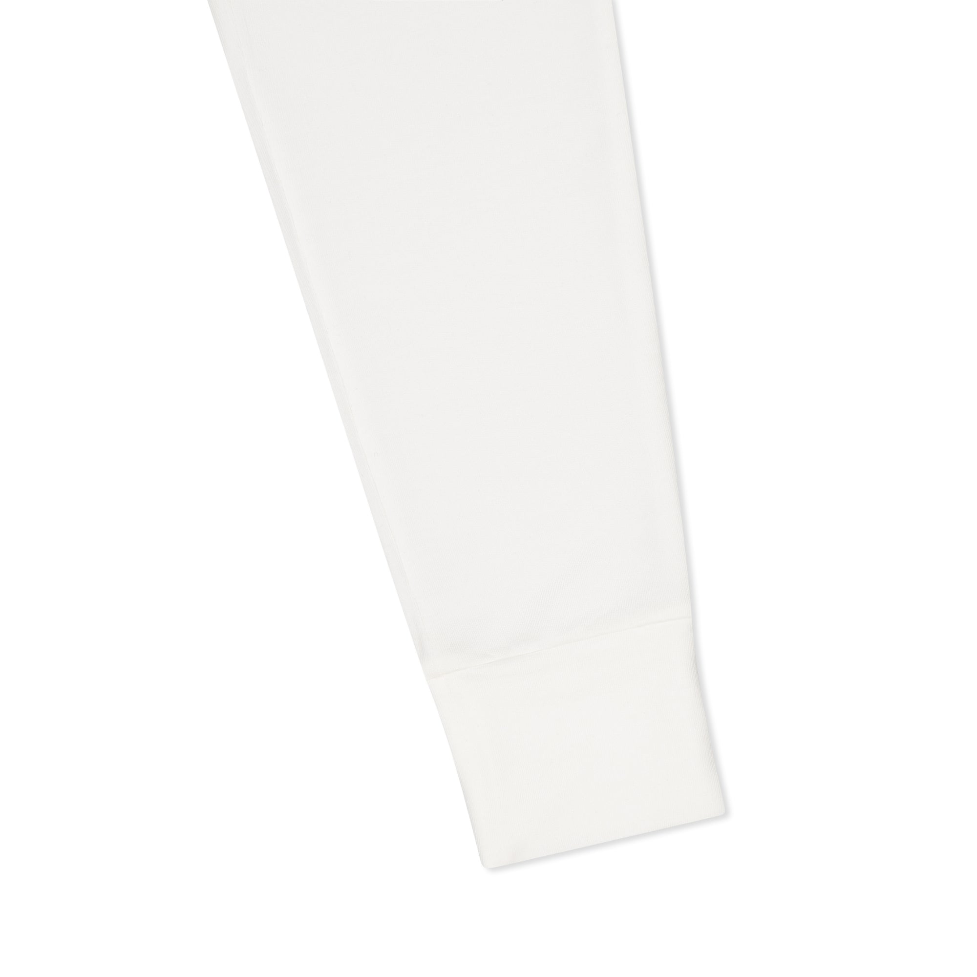 슬림핏 츄리닝 팬츠-화이트