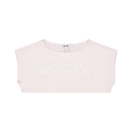 댄싱 디올 컬렉션 크롭 루즈 티셔츠