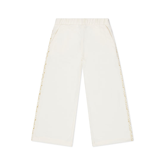 까나쥬 장식 와이드 팬츠