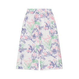 플로럴 레이온 팬츠