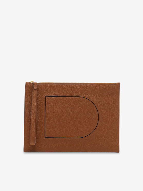 Pin D Pouch PM Taurillon Soft Tan