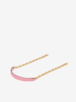 Short D Chain Strap Box Calf Calypso