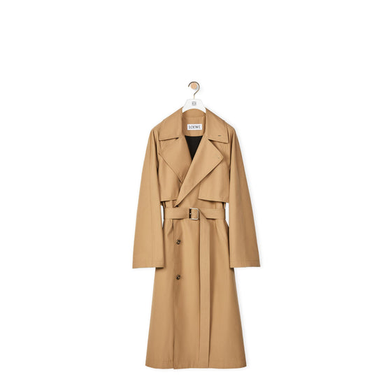 DOUBLE FLAP TRENCH COAT