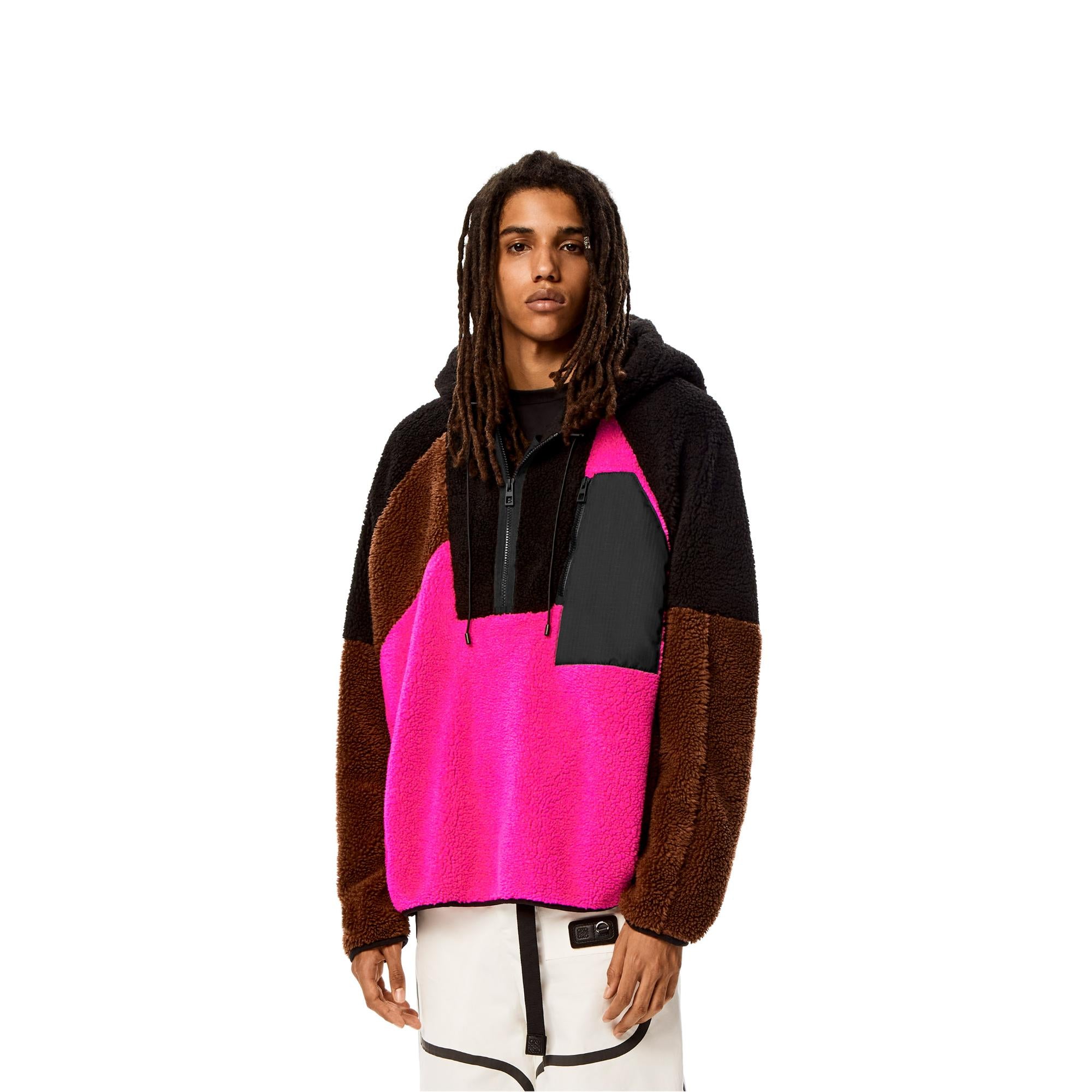 ELN PATCHWORK ZIP-UP HOODIE