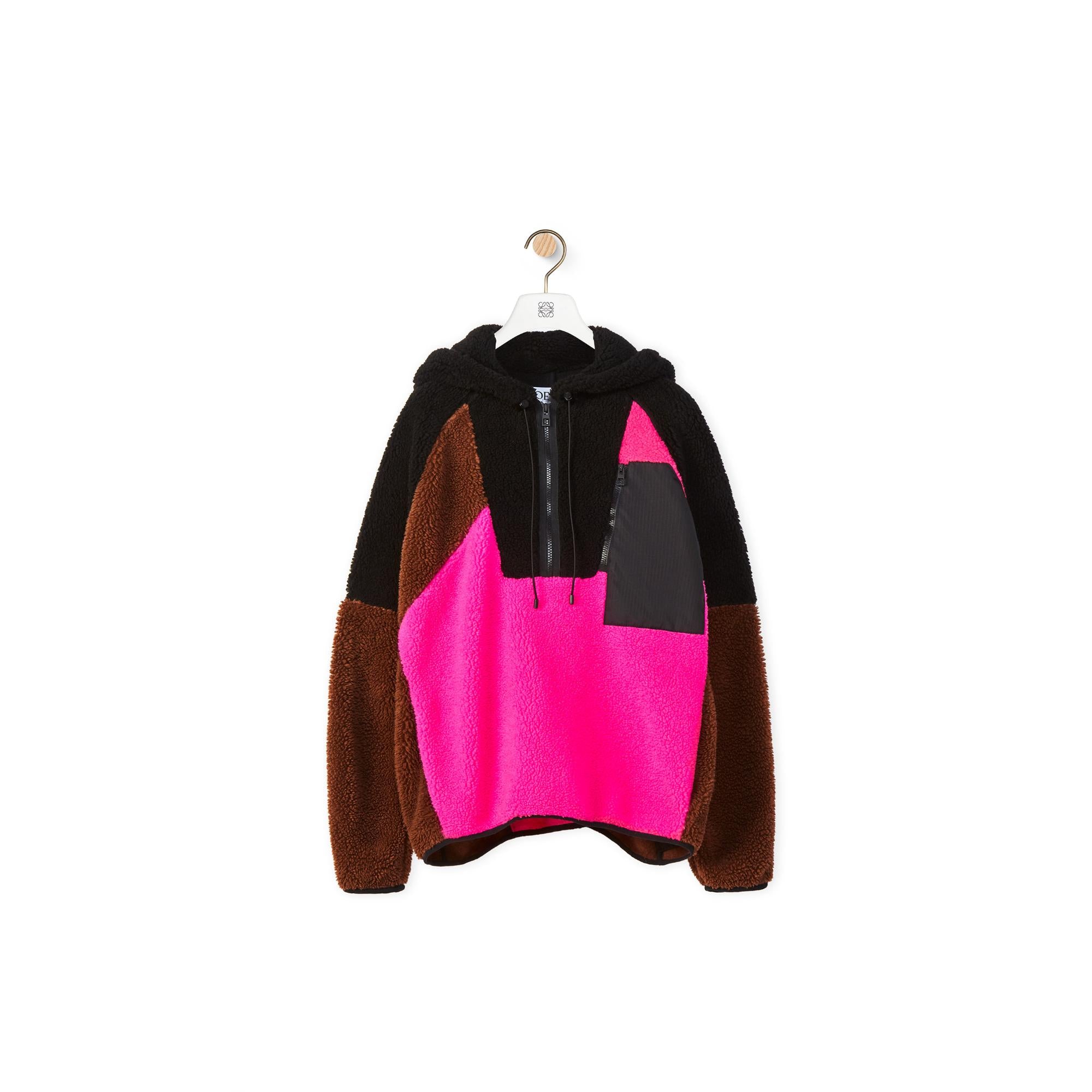 ELN PATCHWORK ZIP-UP HOODIE