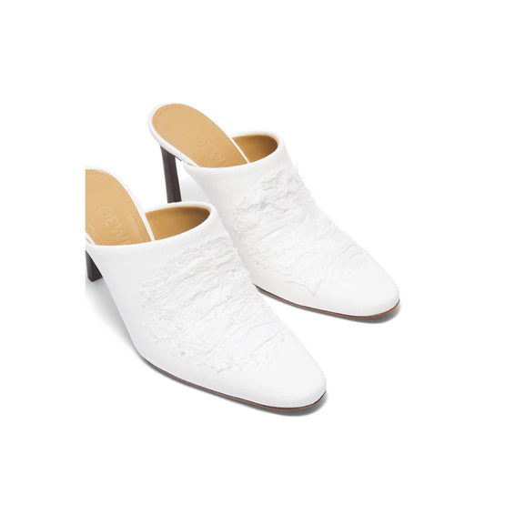 RIPPED DENIM MULE 90