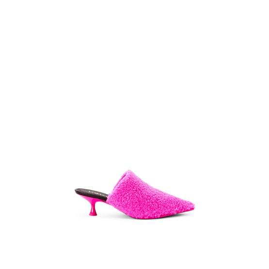 FLEECE POINTY PUMP 50
