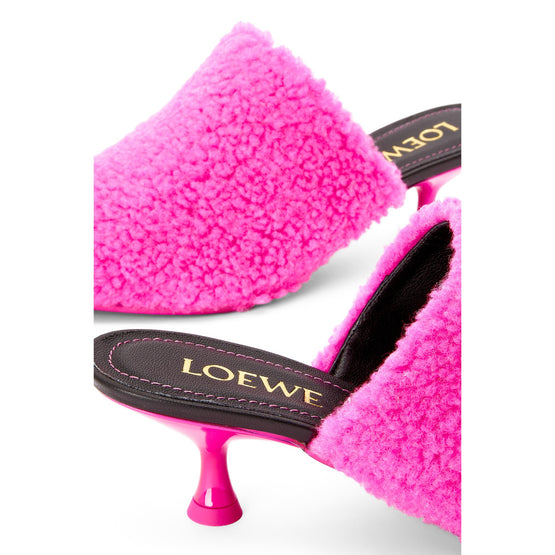 FLEECE POINTY PUMP 50