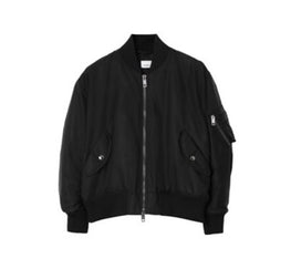 몽타주 프린트 나일론 보머 재킷