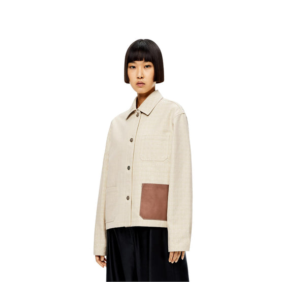 ANAGRAM JACQUARD BUTTON JACKET